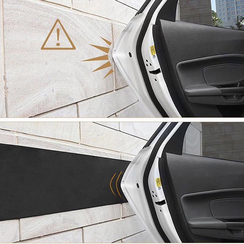 6mm Car Door Protector Sticker Parking Strip 100x20CM Wall Safety Bumper
