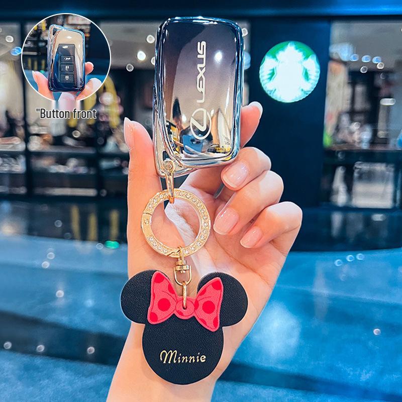 Key Case for Lexus RX300H, NX300, ES250, LX570, and ES200 Models