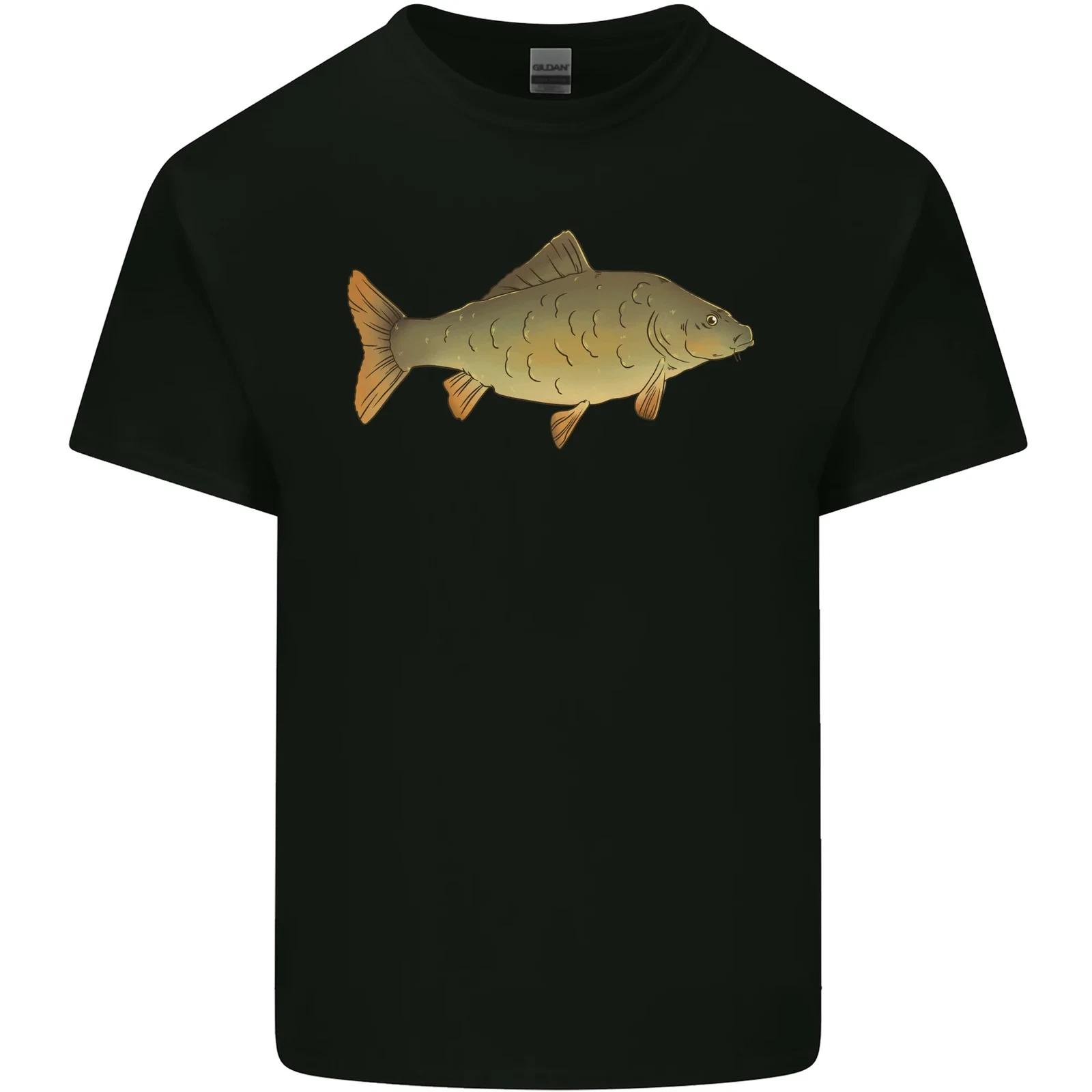 A Carp Fish Fishing Fisherman Kids T-Shirt Childrens M