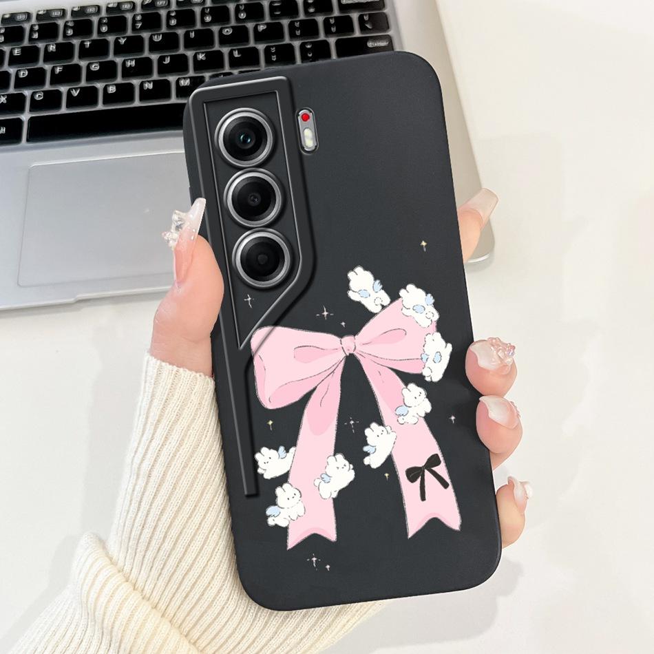 For Tecno Camon 40 Pro 4G Camon40 CM5 CM6 Elegant Butterfly Floral Phone Case For Camon 40 40Pro 4G Soft Silicone Cases Bumpers