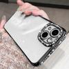 Luxury Plating Glitter Diamond Transparent Case For iPhone 16 15 16E 12 14 13 Pro Max Plus Female Soft Silicone Shockproof Cover