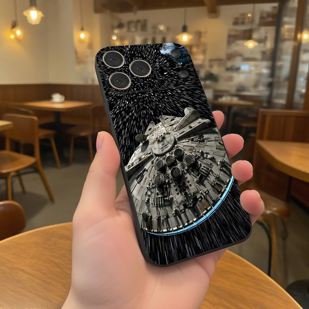 Art Star T-Trek S-Ships Phone Case For iPhone 17,16,15,14,13,12,11,Pro,XS,Max,XR,Plus,E,SE4,Mini Black Soft Cover