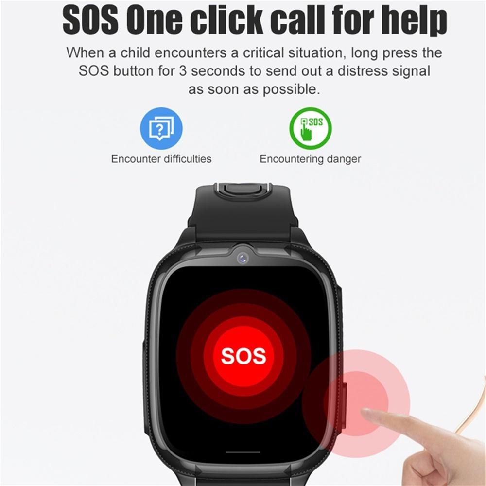 New Kids Smartwatch 4G Network Video Call LBS WIFl Positioning Voice Calls Waterproof Children Smart Watch Calculator Student