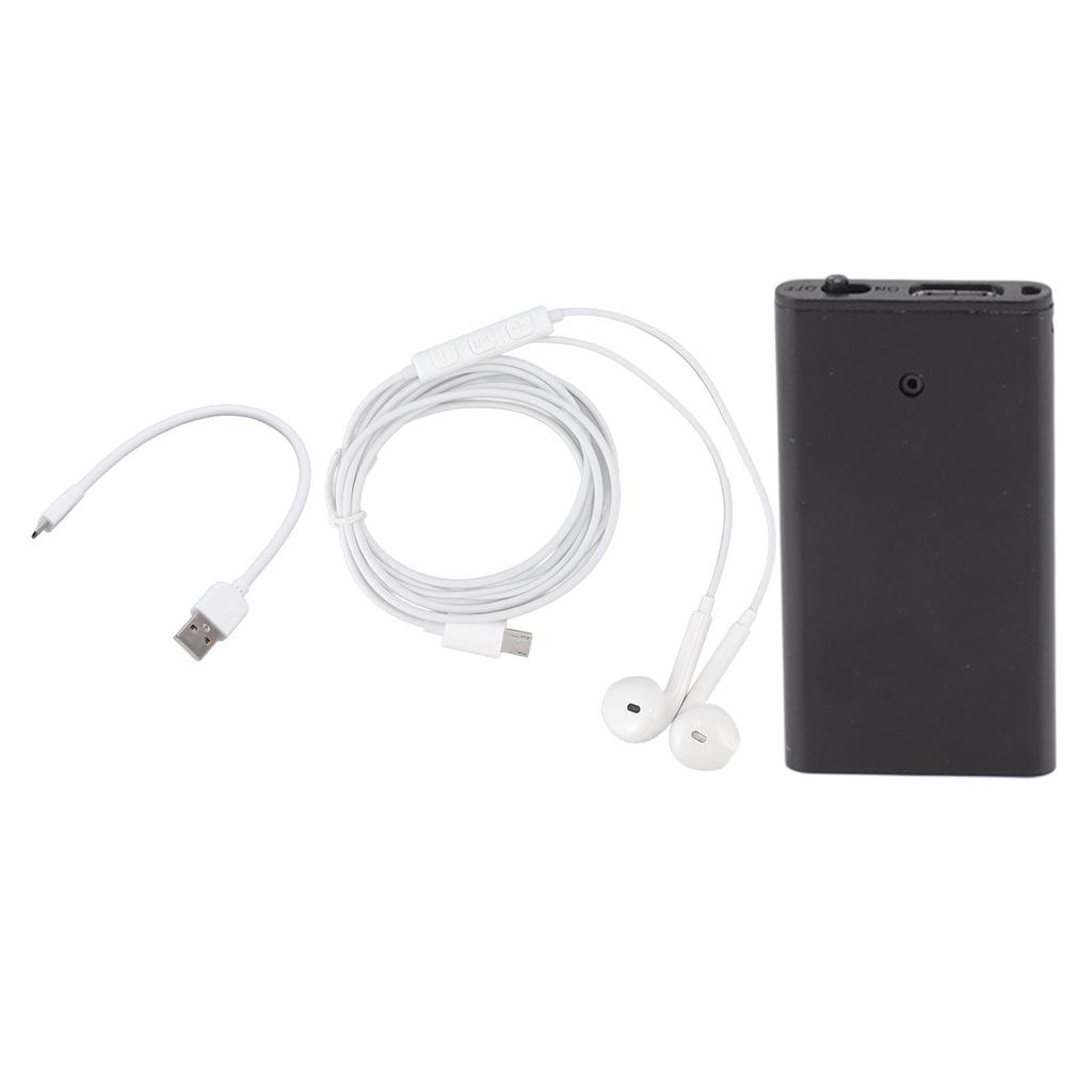 Mini Recorder HD Noise Reduction Encrypted 4GB Voice Activated Recorder with MP3 Playback for