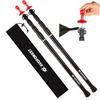 AVOFOREST Telescopic Tarp Poles Locking Aluminum Tent 28mm Diameter Stepless End Easy Height Adjustment Includes Dedicated Storage Outdoor Setup Tool