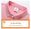 Custom Men's Breathable Short Sleeve Polo Shirt with Logo Printing