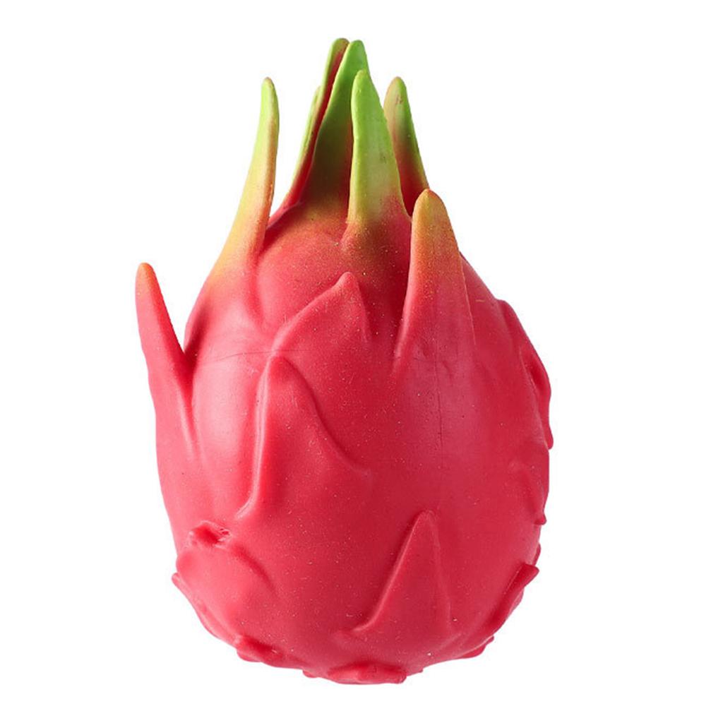 Dragon-Fruit Squishies Squeeze Toy Stress Anxiety Relief Sensory Play Food Shaped Slow-Rising Squishies Students Relaxation