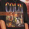 Vintage 90s Colin Firth Homage Retro Oversized T Shirt Casual Fans Vintage Washed Soft Streetwear Versatile Stretched Stylish