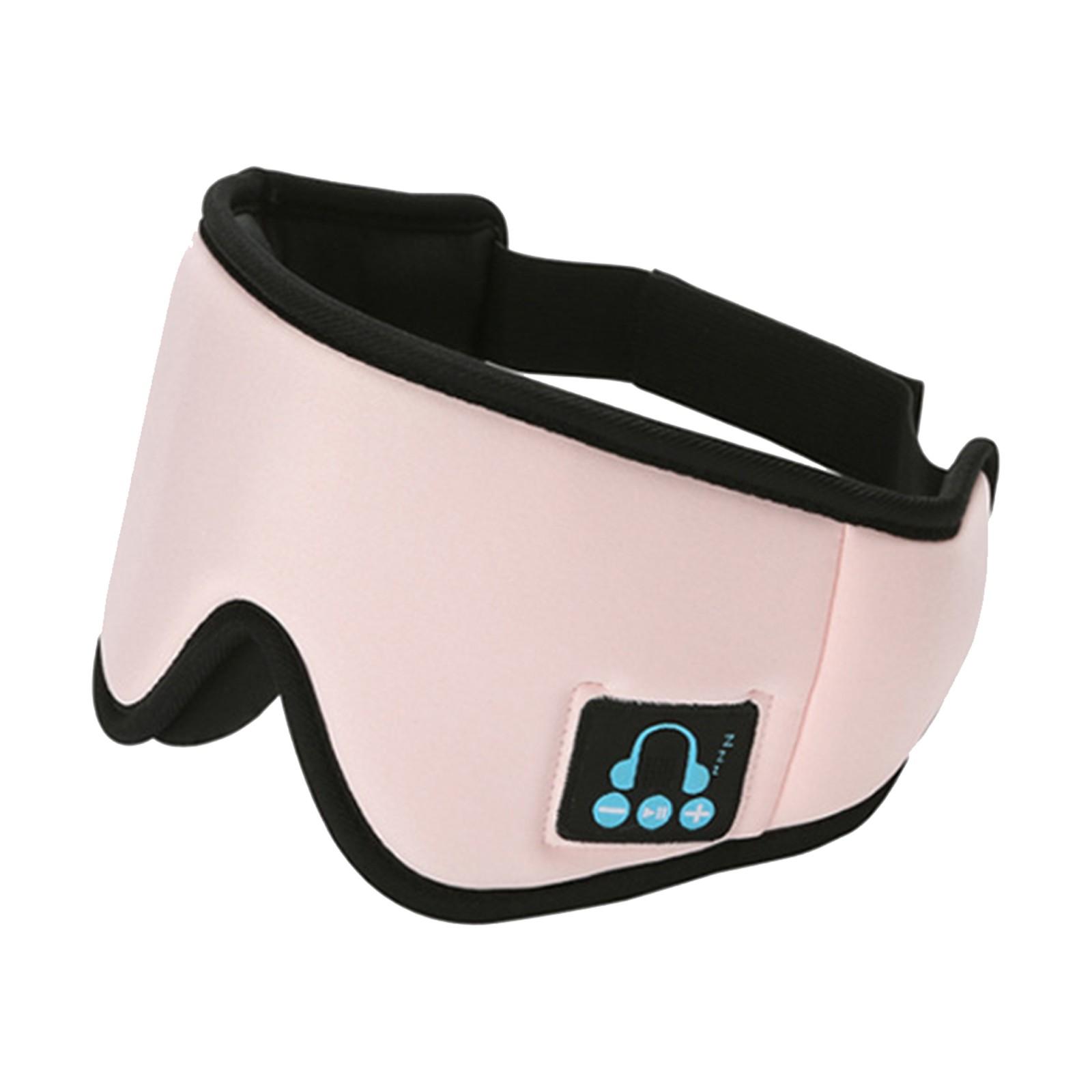 

Наушники для сна, 3D-маска для сна, беспроводная музыкальная маска для глаз с Bluetooth, наушники для сна с ультратонкими стереодинамиками, идеально подходят розовый