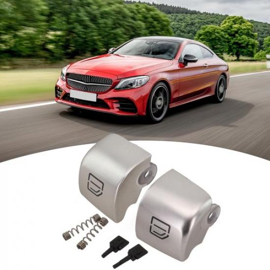 For C300 C63 C350 GLC300 C-Class Switch Repair Cap Glass Lift Switch Button