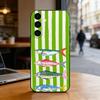 Three Color Striped Fish Phone Case Black Silicone Soft For Samsung Galaxy A73,A72,A71,A70,A53,A52,A51