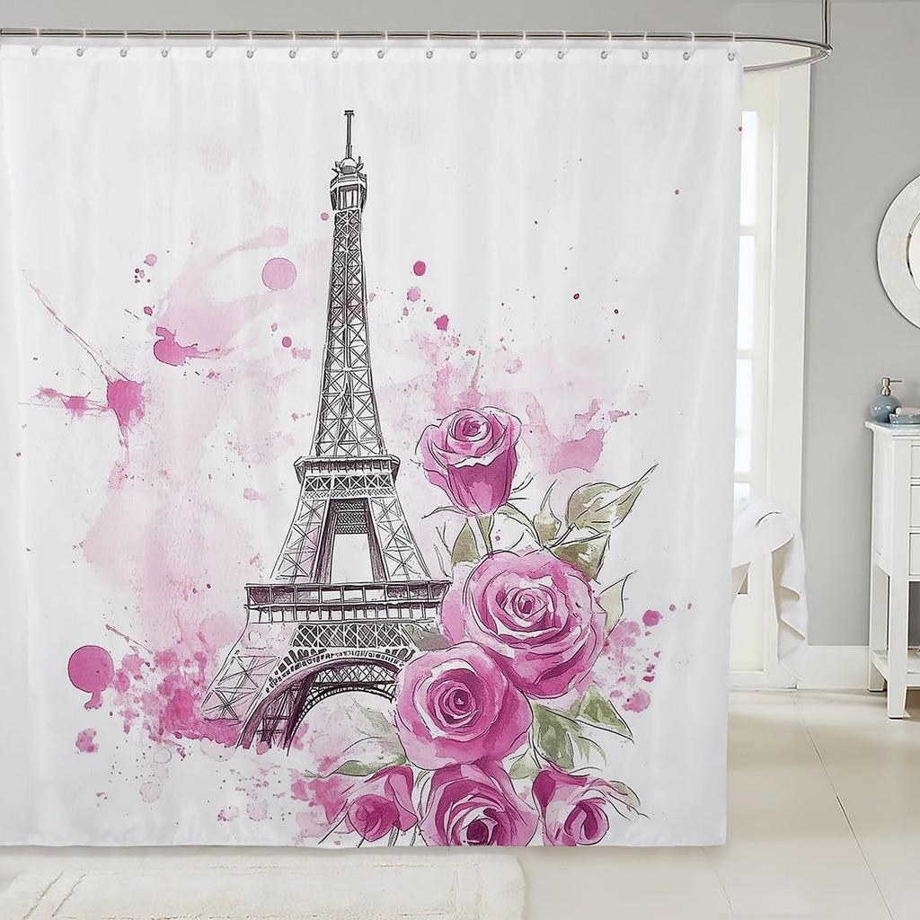 Cat Shower Curtain Japanese Style Bathroom Shower Curtain Sets for Kids Boys Girls Teens,Ocean Wave Fabric Shower Curtain