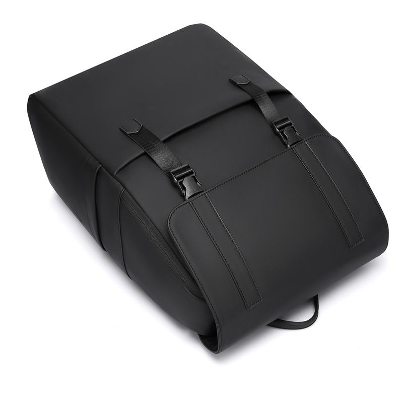 Unisex Laptop Backpack Waterproof Casual Daypack with Flap and Buckle Closure