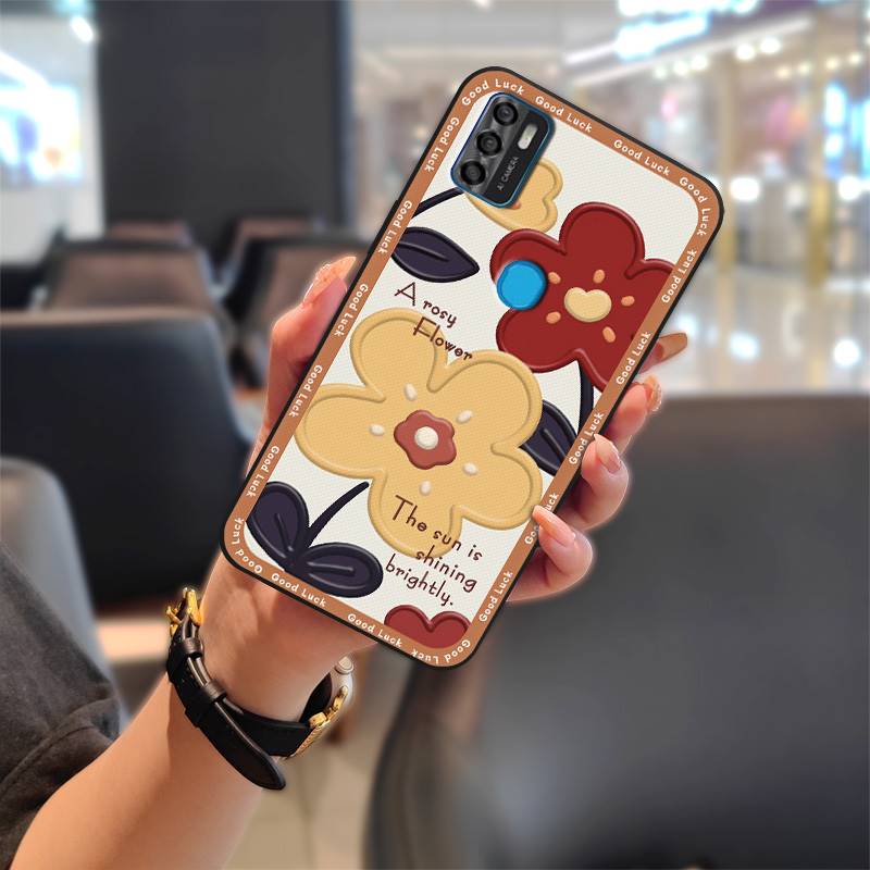 Waterproof Cute Phone Case For ZTE Blade A7S 2020/Optus X Pro/P650 Pro Soft Case Anti-dust Anti-knock Durable Cover TPU