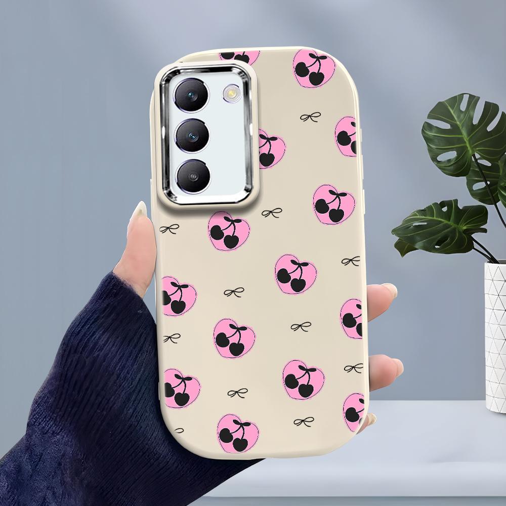Для OPPO A18 A38 A54 A60 A96 Reno12 F 8T 8Z Vivo V30 V40 Y15s Y22 Y27 Y30 Y36 М'який силіконовий чохол із цукерковим кольором, ударостійкий