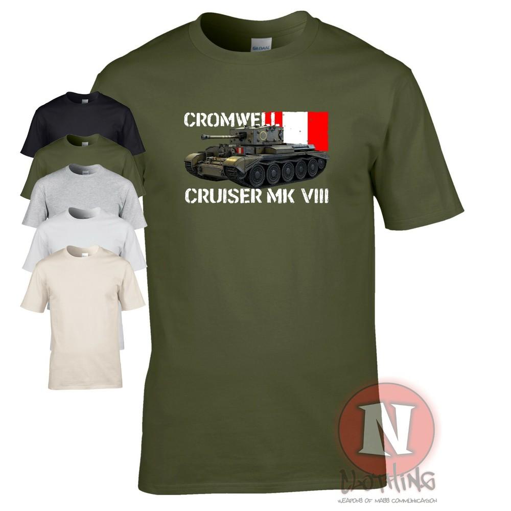 Cromwell Tank T-Shirt Cruiser Mk 3 WW2 D-Day Britannique Véhicule Allia WWII Wot