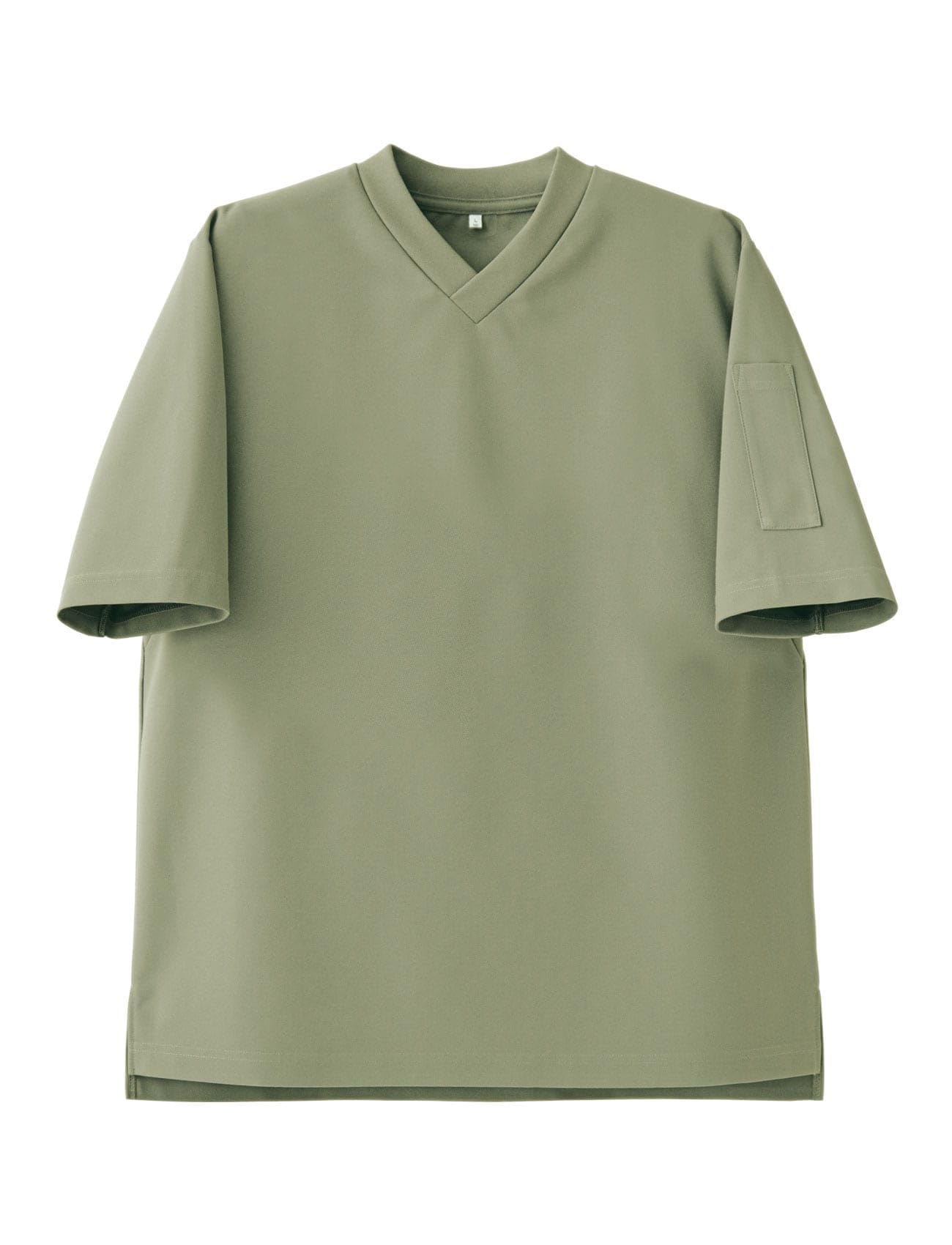 

Seven Uniform CU1964-4 Moss Green 3L V-Neck Short Sleeve T-Shirt