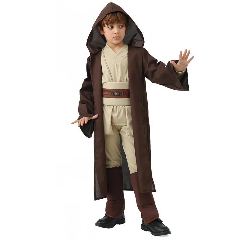 Child Boy Deluxe Knight Movie Character Cosplay Clothes Fancy Dress Costume Kids Halloween Carnival Party Size S To XL