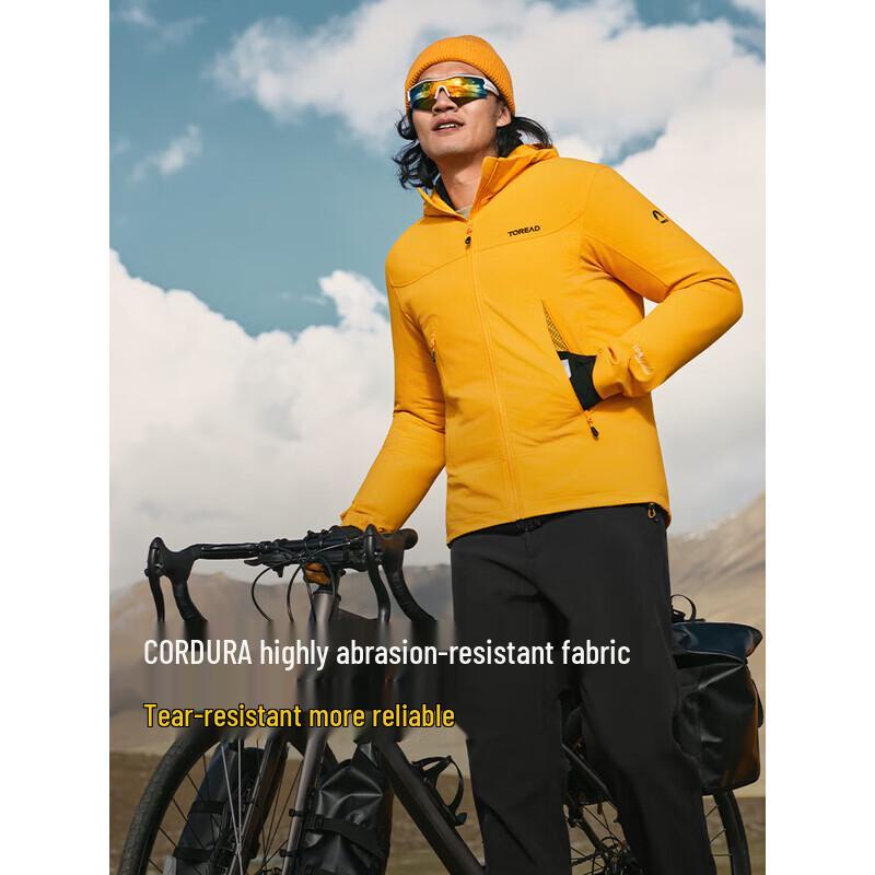 TOREAD Men's Fleece-Lined Softshell Hiking Jacket