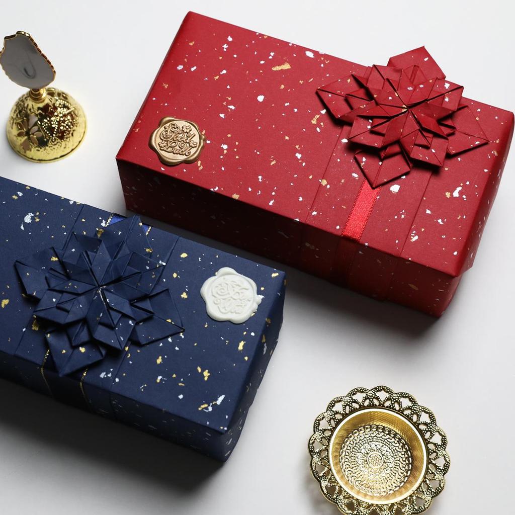 Christmas & Birthday Gift Wrapping Paper - Festive Souvenir for Boyfriend - DIY Handmade Paper - Free Shipping