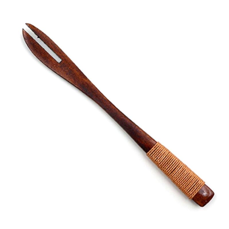 Wooden Dessert Knife Dessert Fork Cake Knife Dessert Knives Tableware Mini Cutlery Set Kitchen Accessories Wood Material