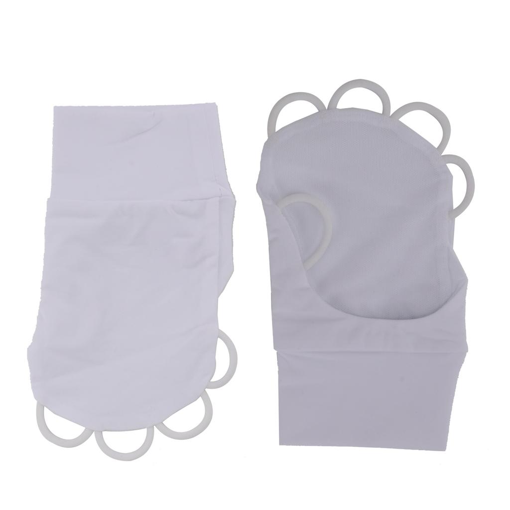 Elastic Golf Half Finger Glove Men Women Ice Silk Sunscreen Sun UV Hot Gloves ProtectorL Left Hand