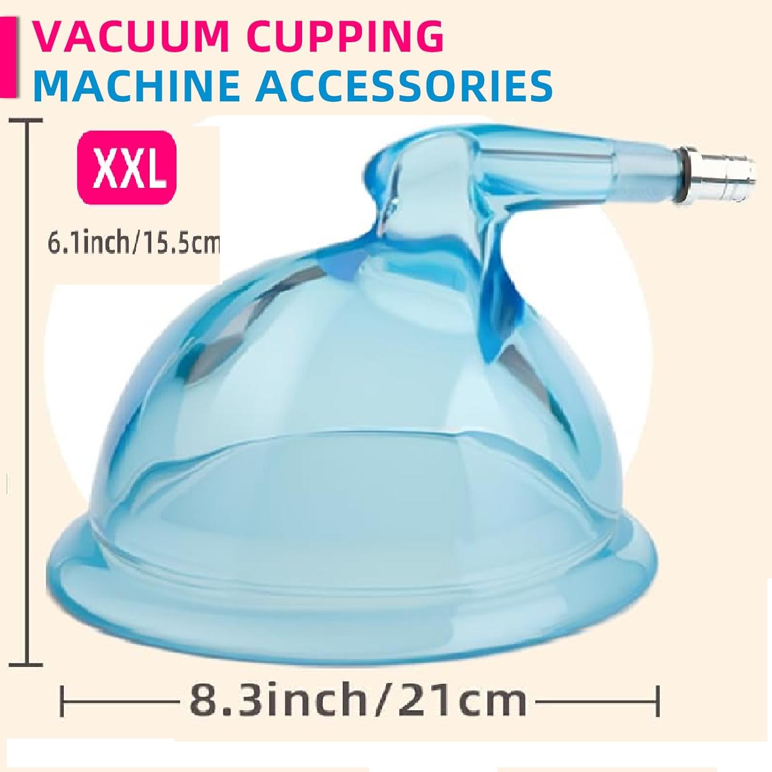 

1 пара присосок для ягодиц с Y-образным шлангом для бразильской вакуумной подтяжки ягодиц и колумбийской вакуумной терапии ButtLift XXL