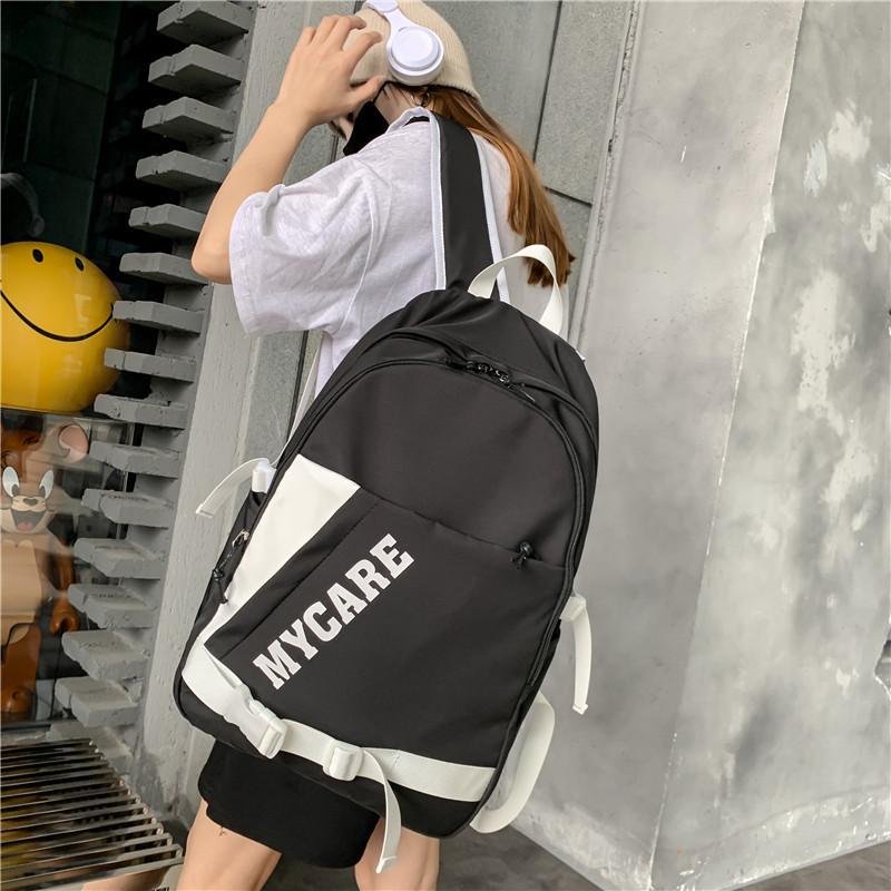 2025 Korean version of the new leisure travel leisure commuter backpack middle school student schoolbag women's computer backpack