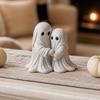 Halloween Hugging Ghost Statue, Resin Ghost Table Ornament, Cute Healing Ghost Statue Desktop Decoration, Healing Ghost Sculpture Art Piece for Home