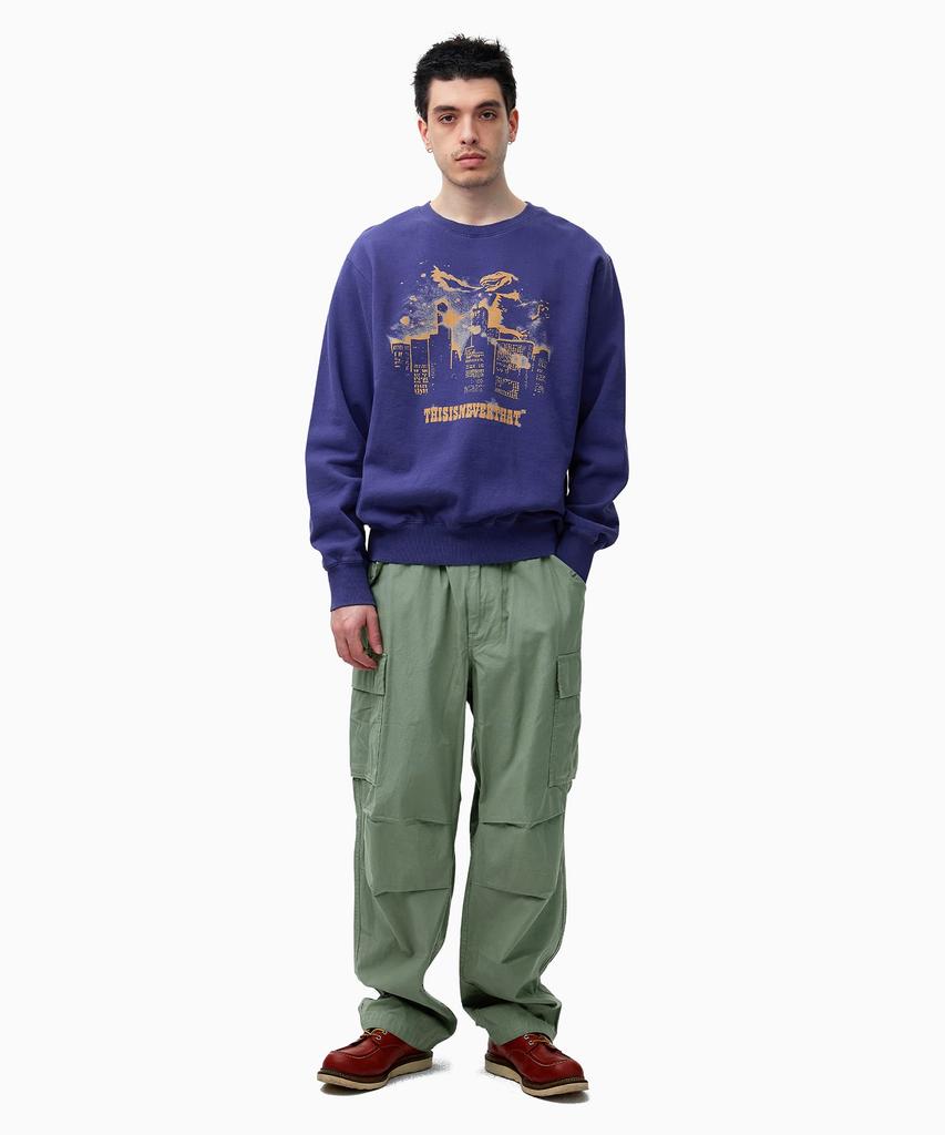 THISISNEVERTHAT Nightmare Crewneck Purple