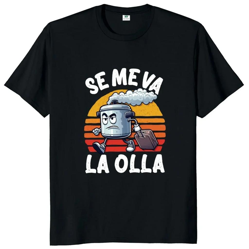 Se Me Va La Pinza Cotton T Shirt Funny Spanish Jokes Y2k Vintage Tshirt For Men Women 100 Cotton Soft Unisex Casual Tops