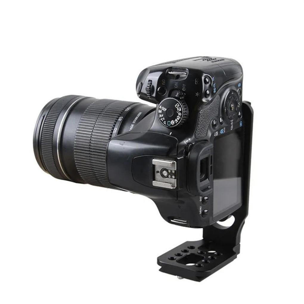 L-shaped Digital Camera Fast Release Plate Detachable Universal Anodized Anti-rust 1/4inch Plates Mount Bracket