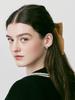 Vintage Hollywood Suede Double Ribbon Hairpin_Vh249Ohb008M
