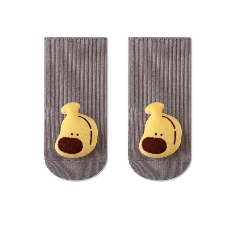 Skarpetki niemowlęce dla dziewczynek i chłopców jesienno-zimowe z kreskówkowymi zwierzętami antypoślizgowe skarpetki podłogowe miękkie bawełniane skarpetki dla niemowląt