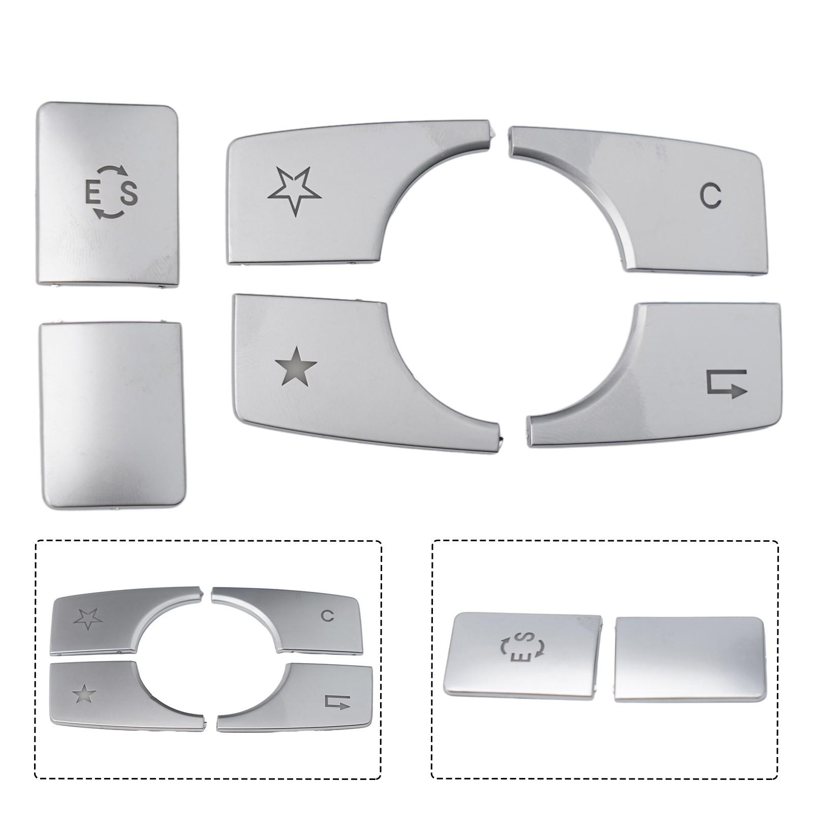 

6 шт. Крышка кнопки мультимедиа центральной консоли для Mercedes-Benz E Class W212 10-15