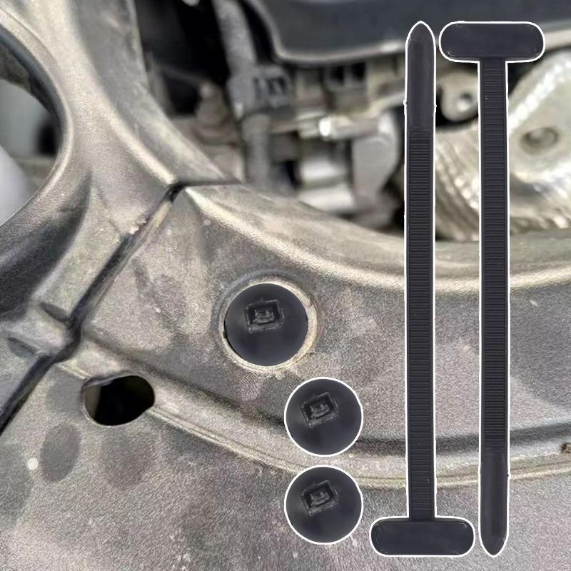 Universell Nylon Kabelbåndspenne Autofeste Skrue Erstatningsklips Bil Skjerm Bakluke Motorbeskyttelsespanel Ledningshåndtering Sikker