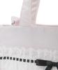 Maison de FLEUR Cotton Frill Tote Size Tote Bag 08001002700 2-Way Bag, Pink, F,