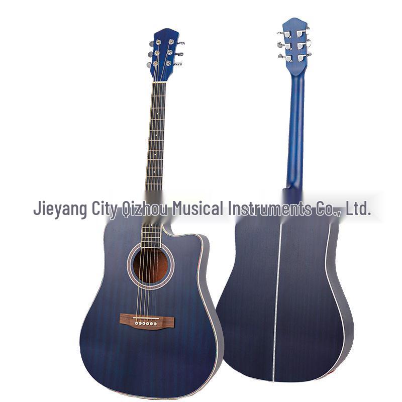 41 Cutaway Acoustic Guitar, Folk Practice, Sapele Spruce, Wooden
