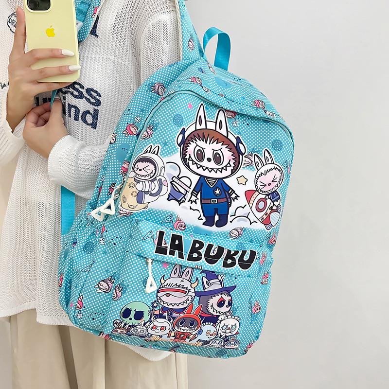 Cartoon Kids School Backpack Durable Nylon Breathable Bag Lightweight