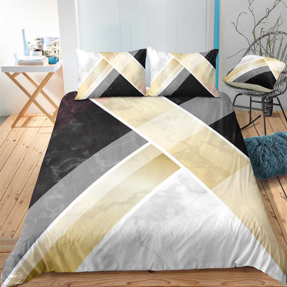 2023 New Style 3D Bedding Set Marble Printing Home Bed Clothes Children Woman Decorative Pattern King Size Comforter Cover Suit Microfiber
