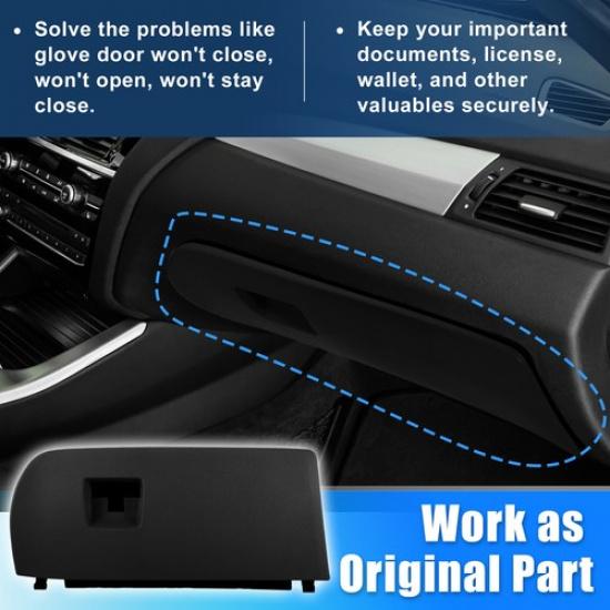 Pack of 1 for BMW X3 F25 2011-2017 No.51166839000 Dash Glove Box Door Lid Cover