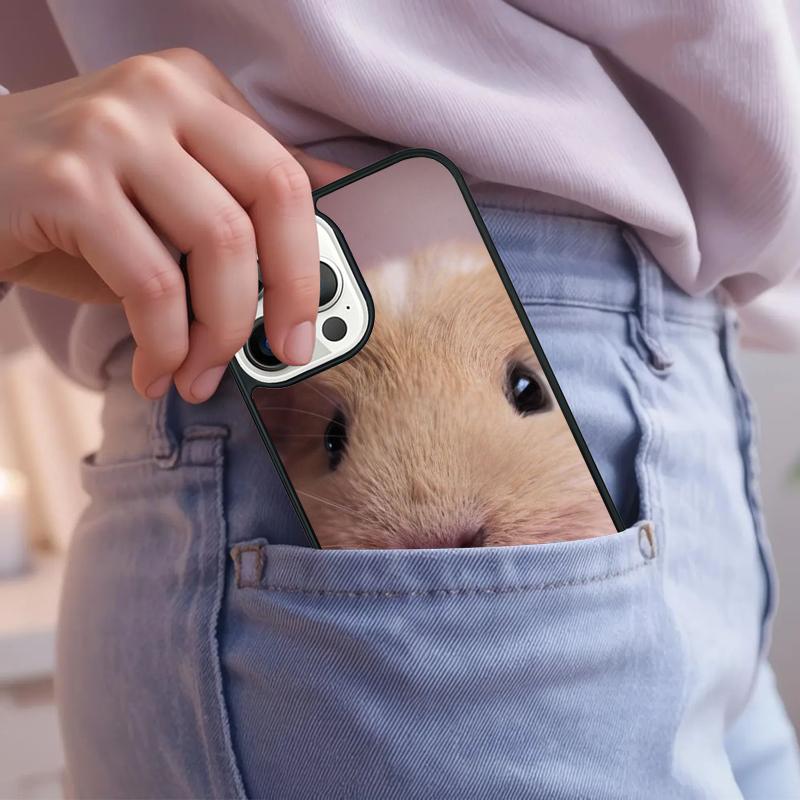 

Animal Guinea Pig Phone Case For iPhone 17 Air 15 16e 14 13 Pro Max Coque 12 11 Pro Max PLUS cover iPhone 14pro max
