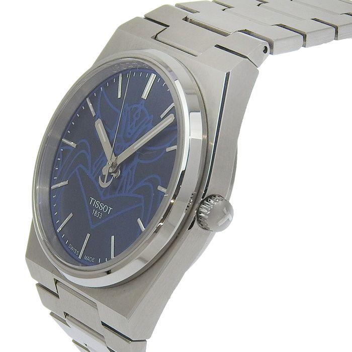 Used TISSOT PRX UFO Robo Grendizer T137.407.11.041.02 Navy Dial SS Stainless Steel Watch Automatic Men's Free Shipping 240101828006 