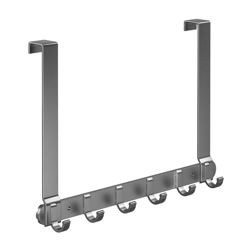 Silent Adhesive Wall-Mounted Clothes Hanger Hook for Bedroom Doors