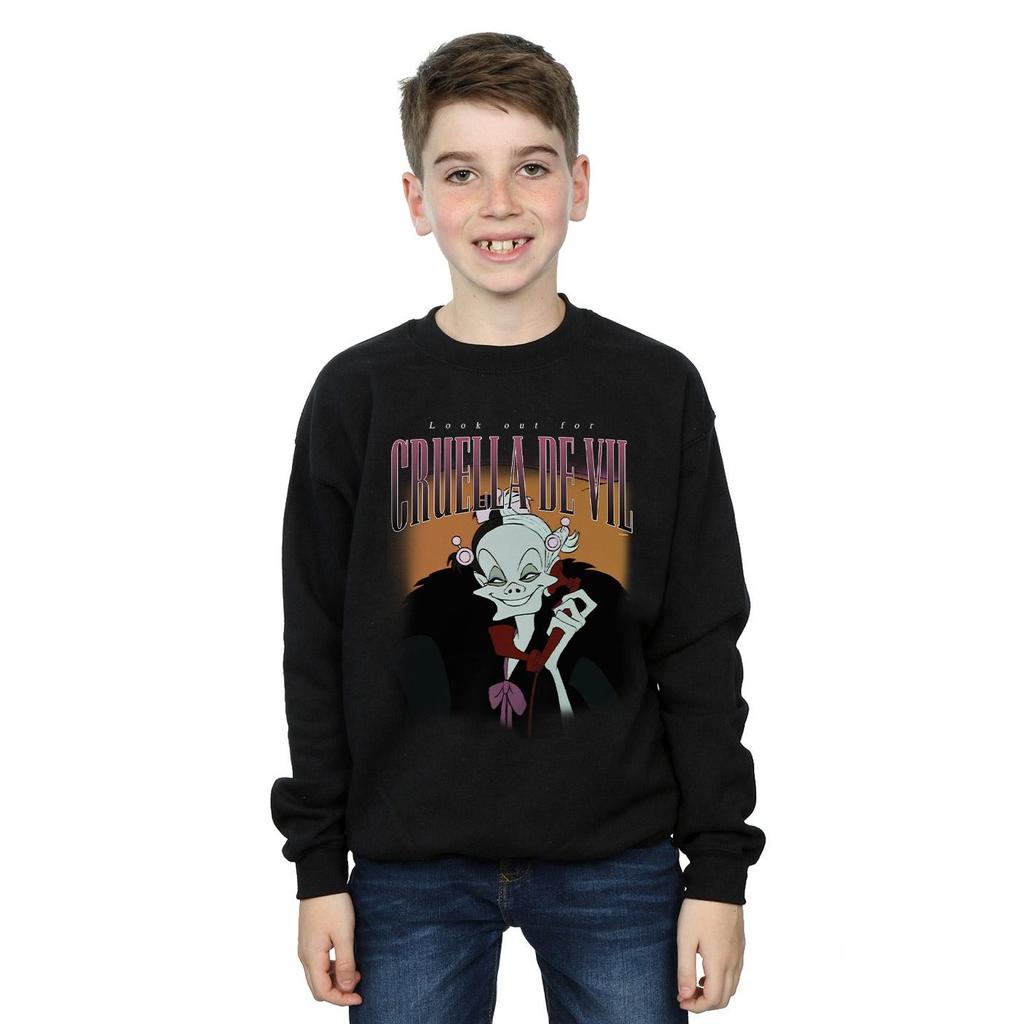 Disney Jungen Cruella De Vil Hommage Sweatshirt