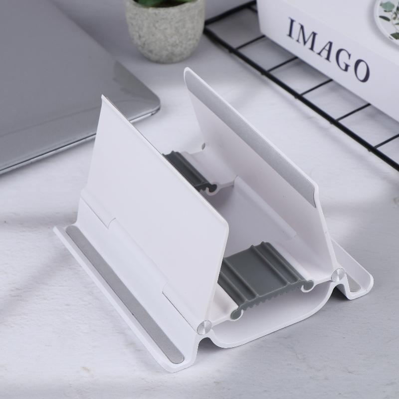

1Pc Vertical Laptop Stand Heat Dissipation Non-Slip Silicone Gravity Holder For Laptop Tablet Stand белый
