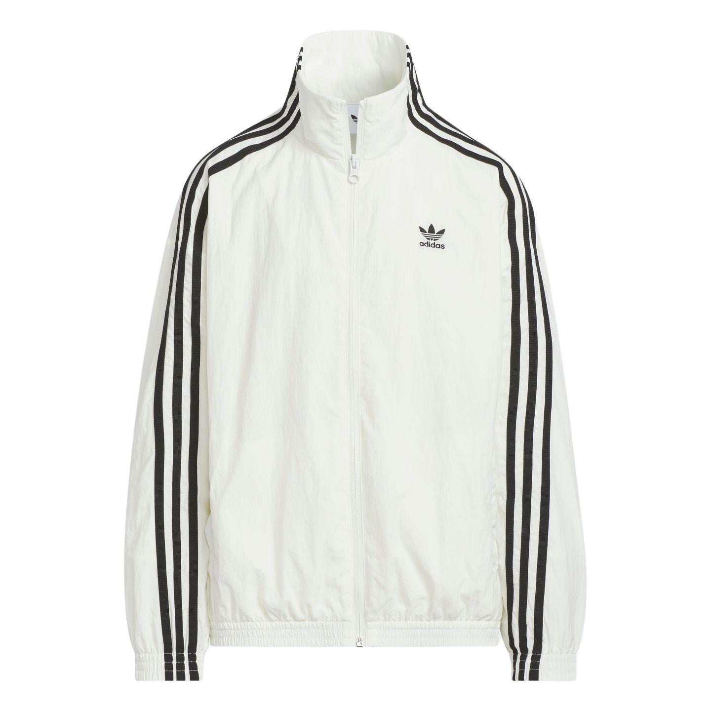 Adidas Куртка Originals Логотип Бренда Полоска Повседневная Спортивная Тканая Детские Куртки KQ5492 128