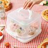 Transparent Cake Storage Box With Handle For Baking Snacks Bread Dust Proof Food Container For Kitchen Countertops
