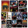 Metal Tin Poster Video Game Retro Metal Tin Sign Plaque Poster for Bar Club Wall Decor Retro Home Vintage Wall Plate Pendant
