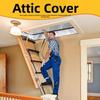 Heat Shield Cover for Attic Door and Staircase Insulation Providing Thermal Protection to Reduce Heating Expenses